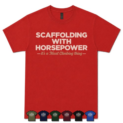 Scaffolding with horsepower - scaffolding,