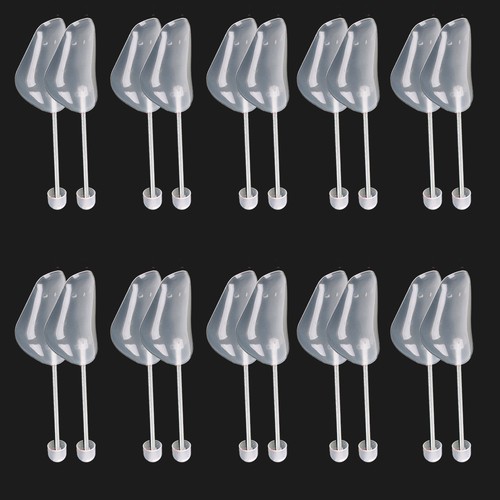 10x pairs men - plastic, shoe