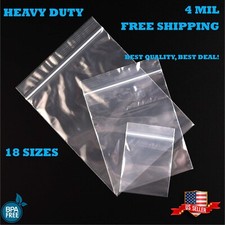 Clear Zip Seal Plastic Bags 4