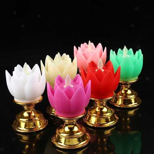 Lotus lamp colorful creative - lotus,