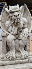 Heavy stone king gargoyle - stone, on
