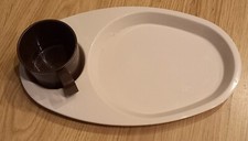 Campus Antiference Vintage 70s Camping Camper Van Tray Plate & Mug Cup