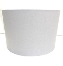 Job Lot Pack 4 Pale Grey Drum Ceiling or Table Lamp Light Shade BS Only Quality