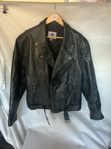 Mens black leather - mens, hard