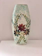 Mid century Vintage J Fryer lustreware vase hand painted £ 15.99 H 25cm W 10cm