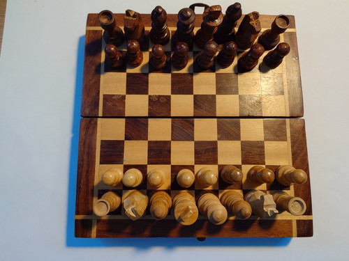 Vintage hand carved wooden - carved,