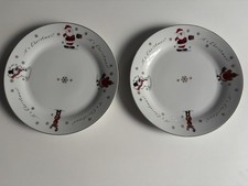 Christmas Dining Plates Set of 2