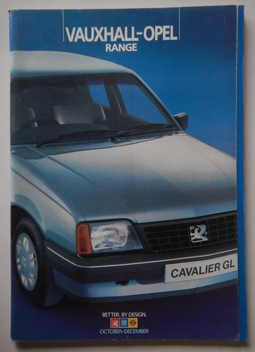 Vauxhall opel orig 1984 - vauxhall, mkt