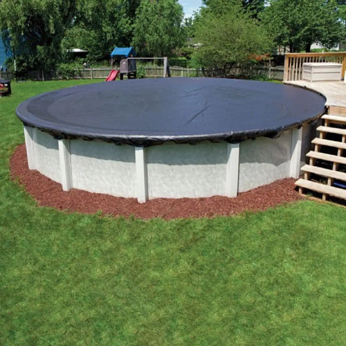 Round blue above ground - ft., above-ground