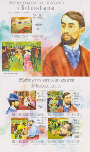 Painting toulouse lautrec togo - painting,