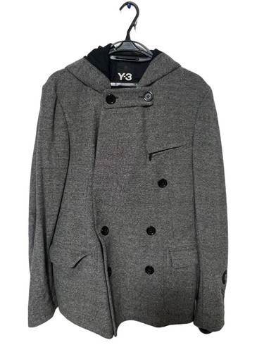 Yohji yamamoto hooded wool - y-3,