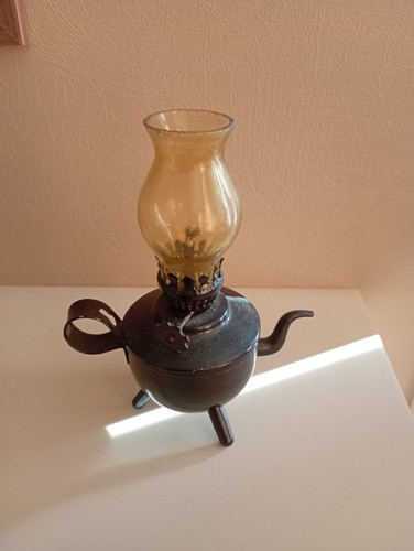 Vtg miniature teapot - teapot, oil