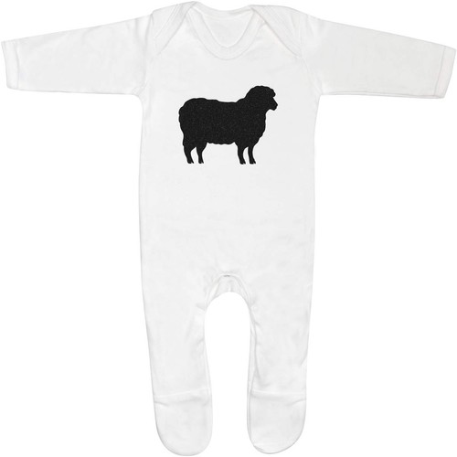 Sheep silhouette baby - 'sheep, silhouette'