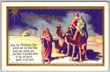 Antique Postcard Wise Men