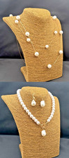 2 x  New White  Faux PEARL