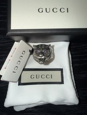 Silver Gucci Garden Feline