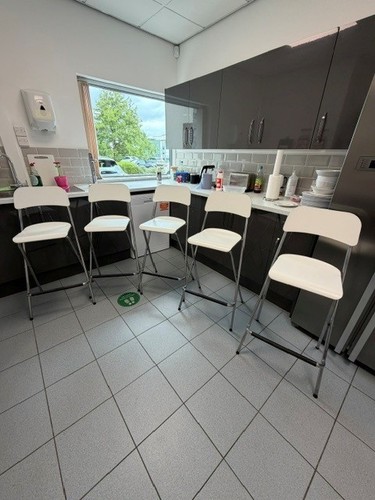 White ikea bar stools - ikea,