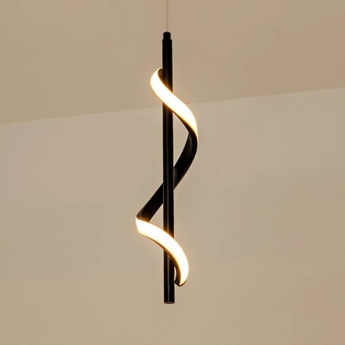 Led hanging lamp spiral - led,