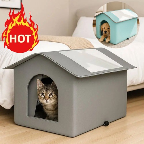 Cat winter insulated house - cat,