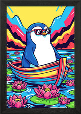 Cool Penguin Boat Sunglasses