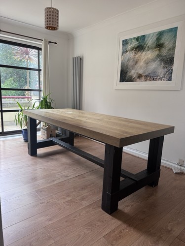 Chunky solid oak - chunky, leg