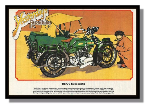 Bsa flat tank 985 - tank, v-twin