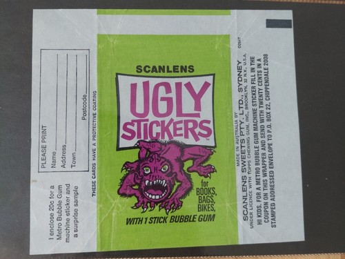 Scanlens 1975 movie ugly - movie,