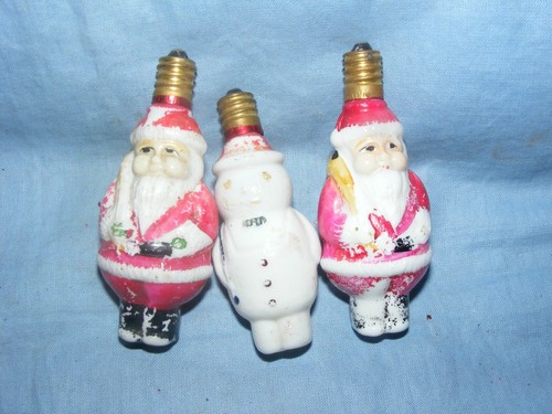 Christmas figural light bulb - figural,