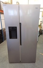 Beko 90cm side by side frost free  Fridge Freezer silver HarvestFresh ASD2442VPS