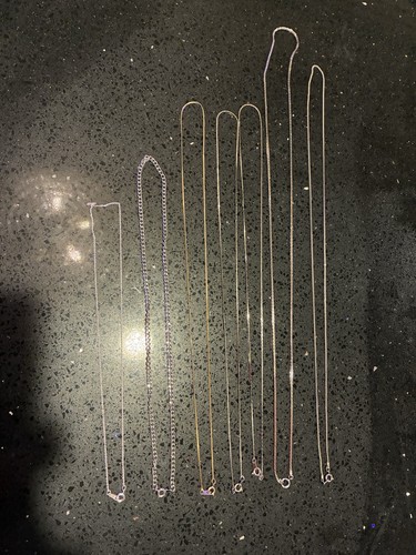 Various size metal chains - various,