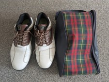 Stuburt Hidro Pro ST-12 Golf Shoes UK Size 8.5 & Marks & Spencer Golf Shoes Bag