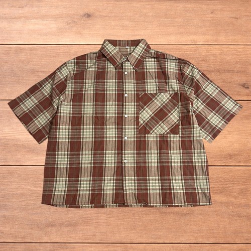 Vintage style checkered cotton