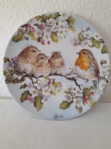 Robin decorative plate - decorative,