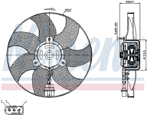 Skoda roomster fan assembly - skoda,