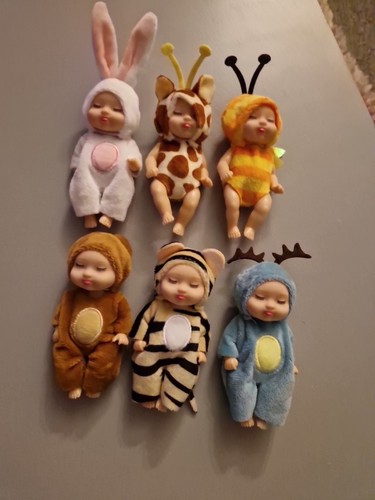 Mini reborn dolls pcs - dolls, 6