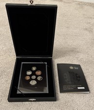 2008 UK Coinage Royal Shield Of Arms. 7 Proof Coin Set In Royal Mint Case. COA.