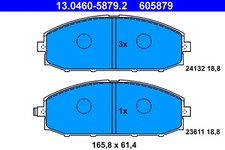 FRONT BRAKE PAD SET DISC BRAKE