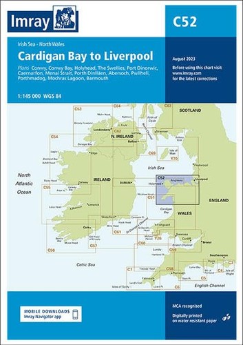 Imray chart c52 cardigan bay - c52:,