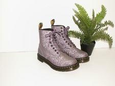 Dr. Martens 1460 PASCAL glitter sparkle boots uk 6 eu 39 us 8 (d1892)