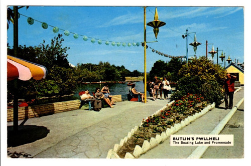 Butlin post card of - card,