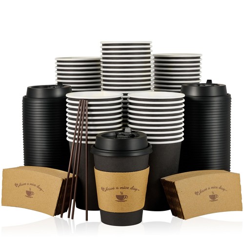 100 pack paper coffee - 12,