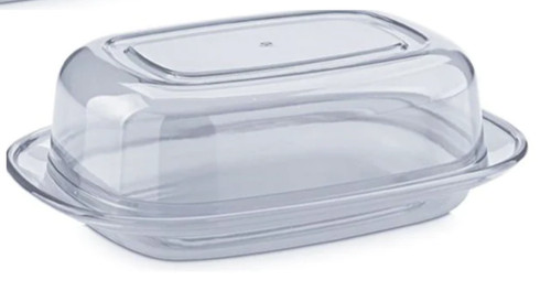 Cheese butter dish with - cheese/butter,