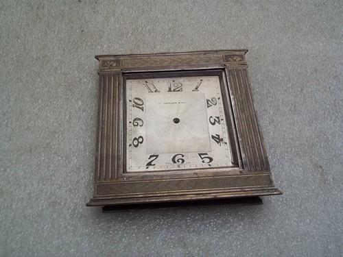 Antique tiffany desk - , clock