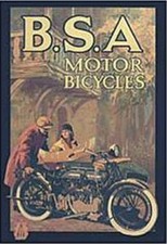 BSA Motor Bicycles steel