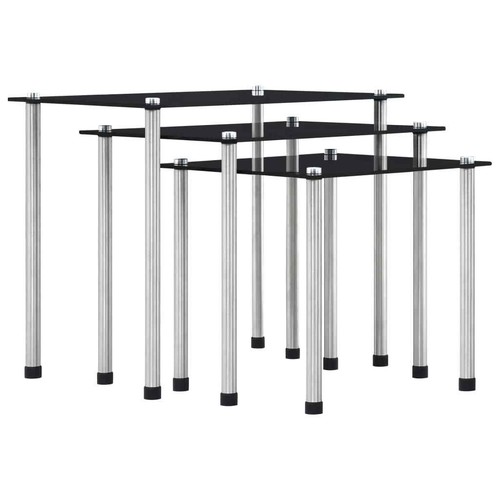 Nest tables glass metal - tables,
