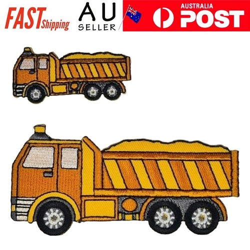 Yellow dump truck - dump,