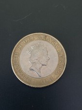 1997 £2 QUEEN WITH NECKLACE  TWO POUND COIN IN  VERY GOOD CIRCULATED CONDITION .