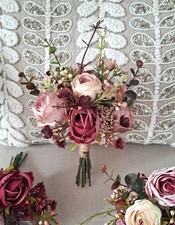 Dusty Rose & Burgundy Table