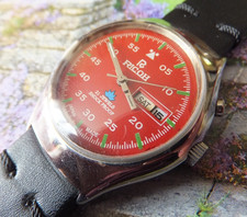 Red Field Dial 37mm 1970's