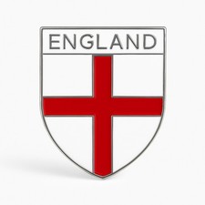 England St George’s Cross Shield Enamel Pin Badge